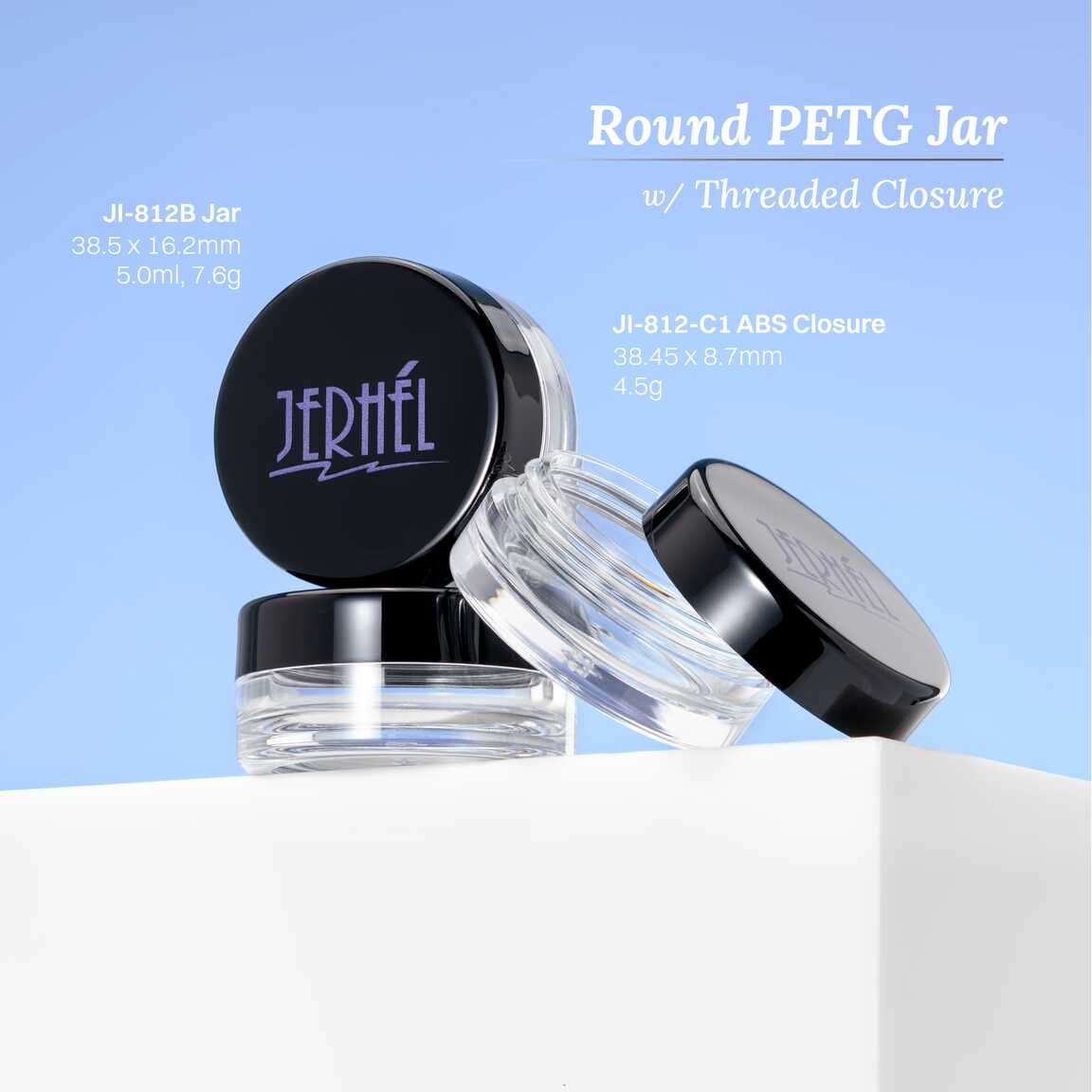 Round PETG Jar