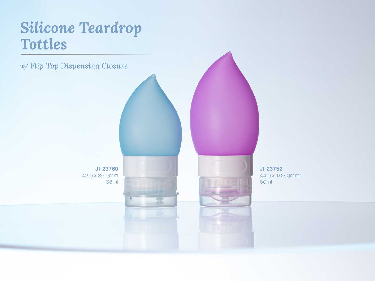 Silicone Teardrop Tottles